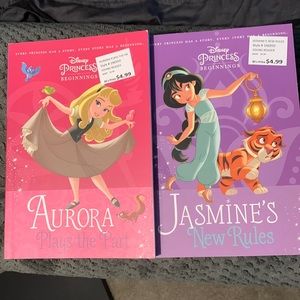Disney Princess Beginnings books. In great condition!